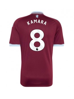 Moški Nogometna dresi replika Aston Villa Boubacar Kamara #8 Domači 2026-27 Kratek rokav Moški Nogometna dresi replika Aston Villa Boubacar Kamara #8 Domači 2026-27 Kratek rokav